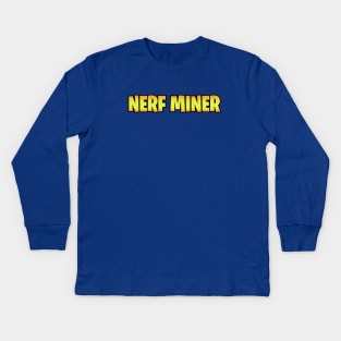 Nerf Miner Kids Long Sleeve T-Shirt